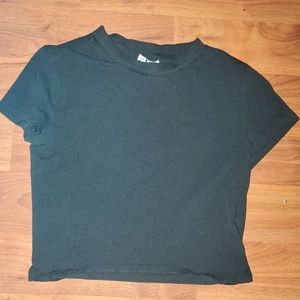 Black crop-top